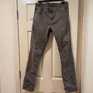 Levi’s Men’s 511 Gray Slim Straight Jeans W32 L34